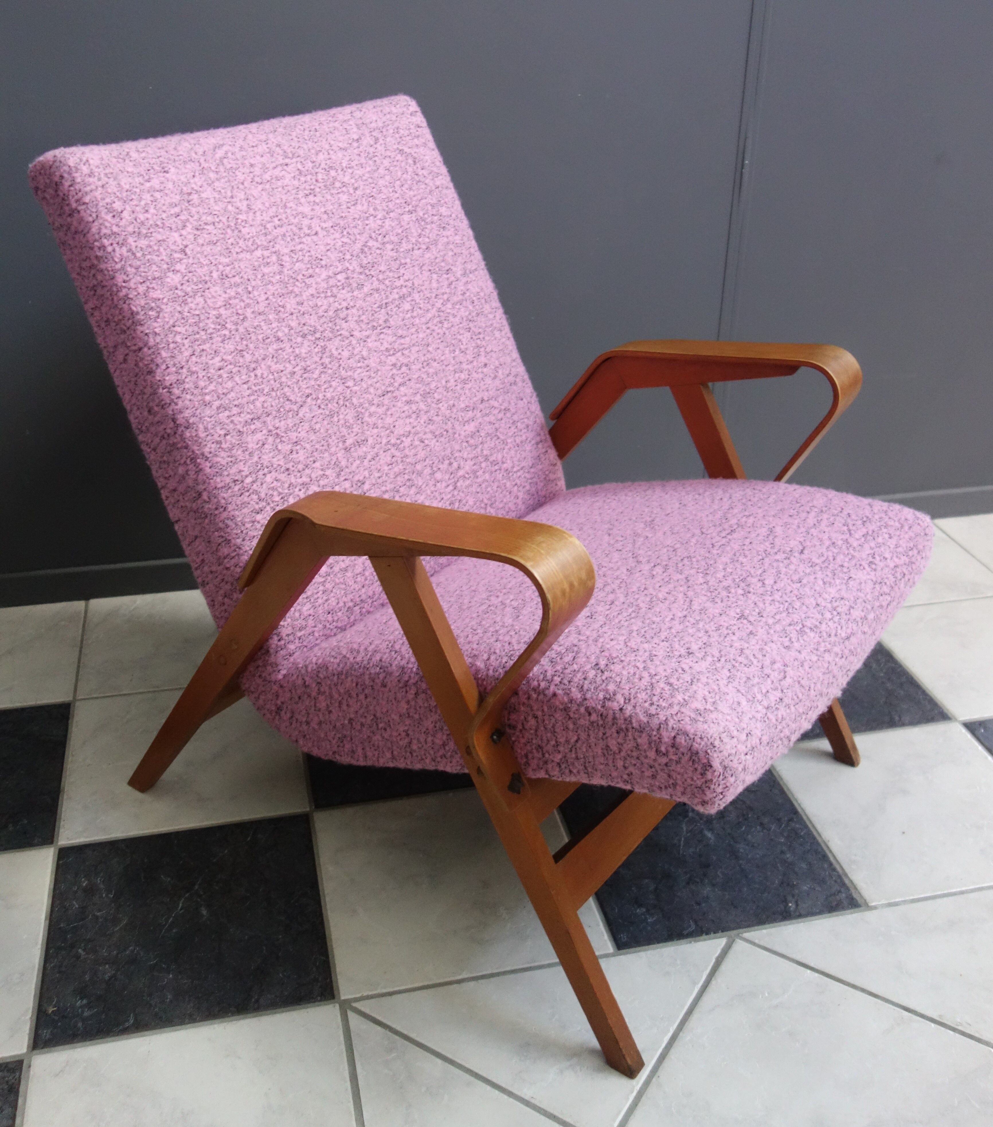 Frantisek Jirfak 24-23 chair for Tatra 1960s