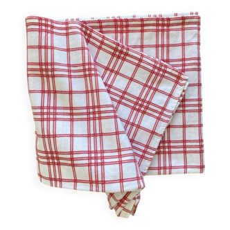 Nappe 6/8 couverts brodée "laura ashley" année 80's - Coton - 165x145