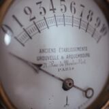 Manomètre début XXème sur socle marbre