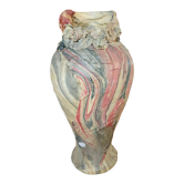 Draped customerized vase