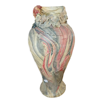 Draped customerized vase