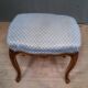 Louis XV style pouf velvet cover