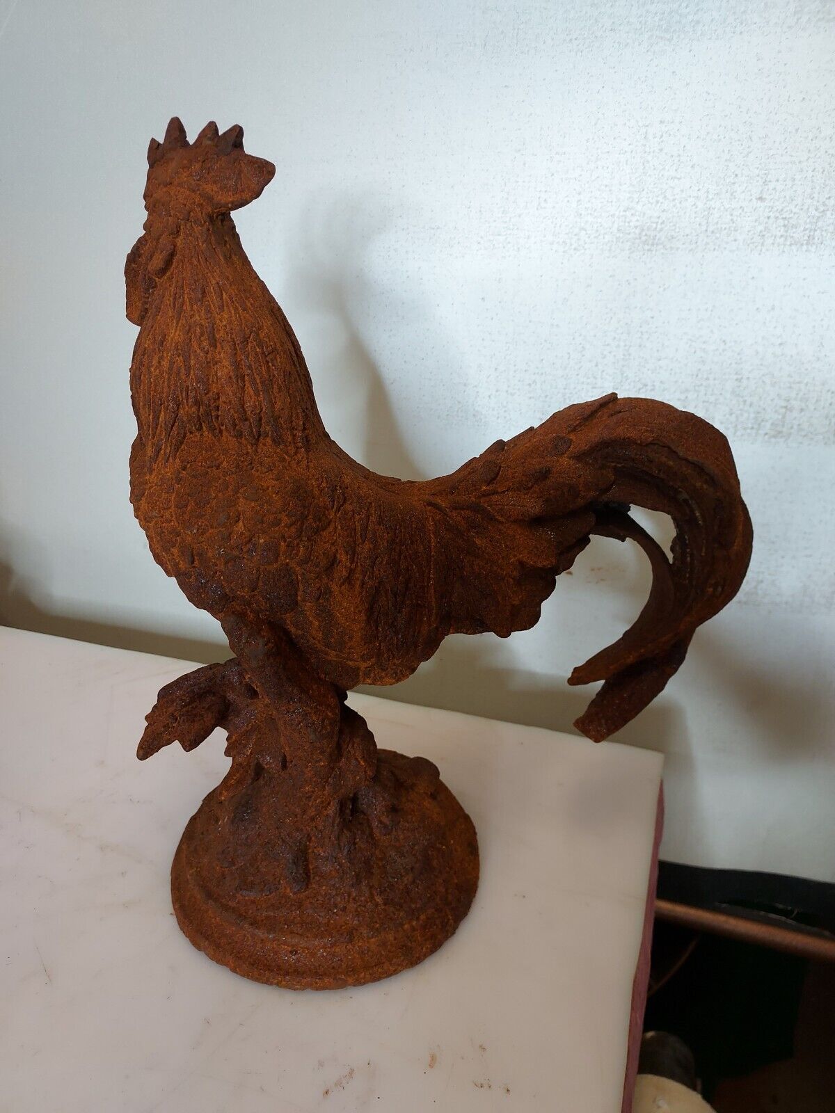 Cast iron rooster / garden decoration