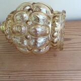 Glass globe pendant light