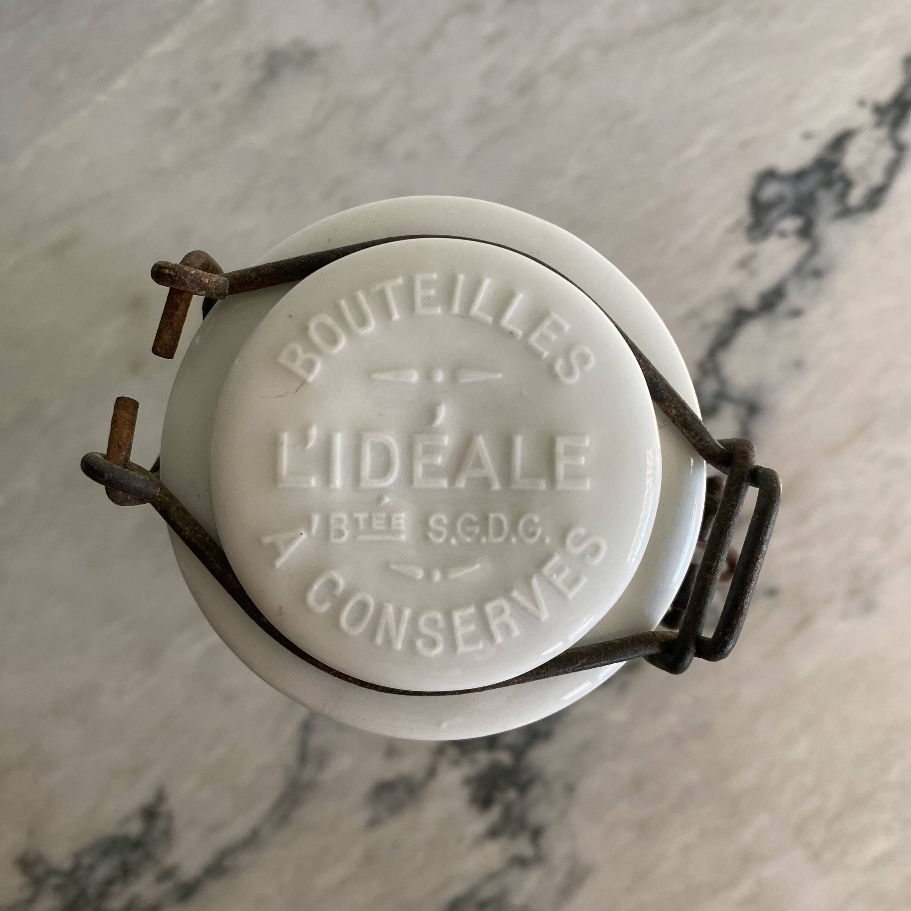 L’Idéale ceramic jar x2