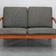 1960s Kai Kristiansen Paper Knife 2-Seater Teak Sofa , Denmark
