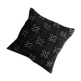 Housse de coussin en véritable bogolan du Mali