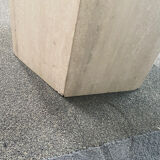 Travertine hexagon planter