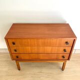 Vintage teak chest of drawers MDK Belgium
