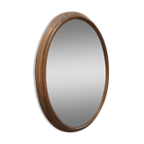 Vintage Oval Gold Mirror 80 cm – Elegant Wide Frame