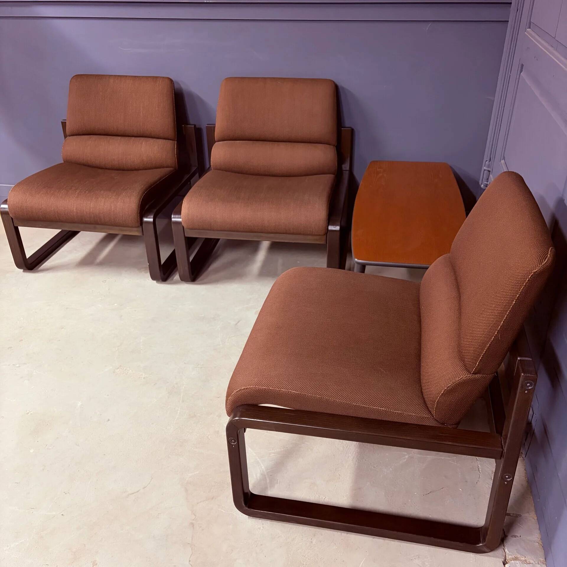 Martin Stoll armchairs for Giroflex, 1980s