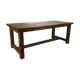 Mid Century Modernist Solid Oak Dining Table, 1960's