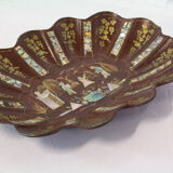 Woolly pan with mother-of-pearl Chinese decoration