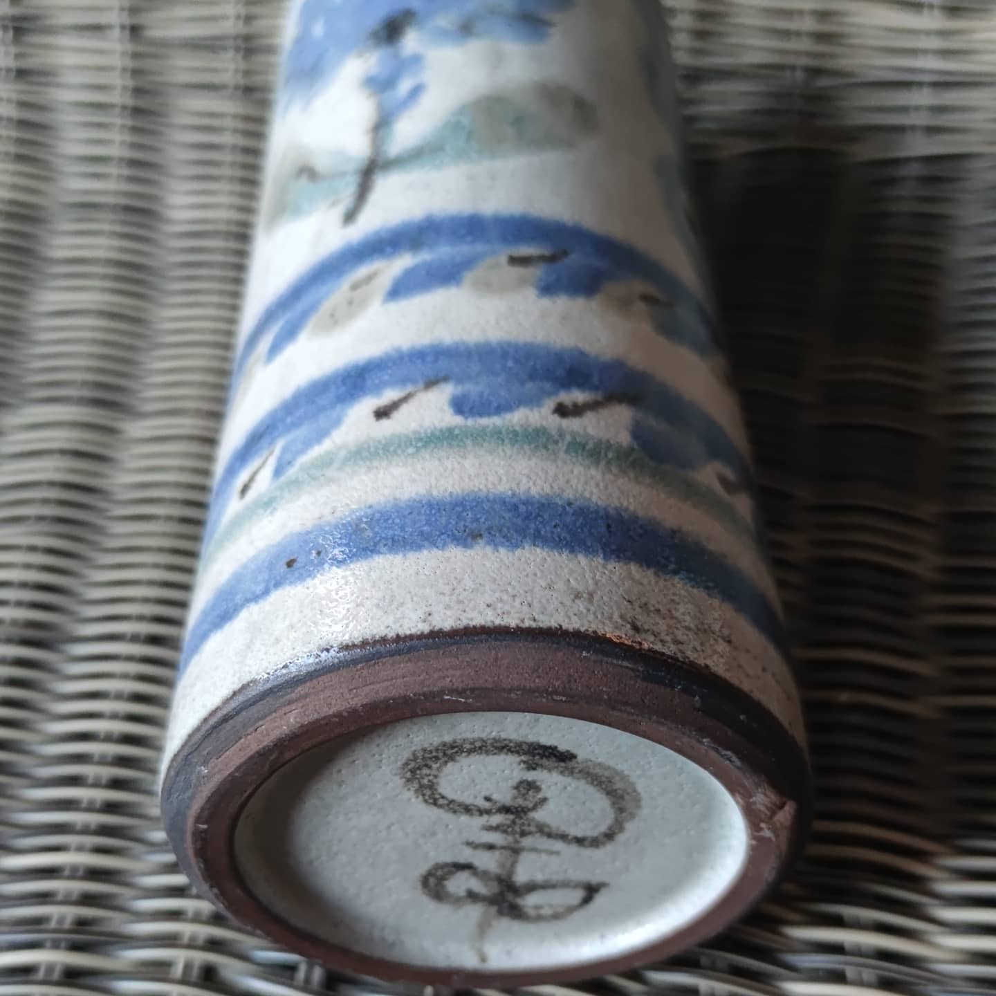 Roll vase by Gustave Reynaud