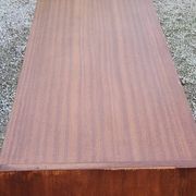 Enfilade of the 50s in oak and mahogany feet compass
