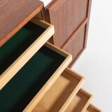 Set of 3 teak cabinets by Tove and Edvard Kindt-Larsen for Thorald Madsen, 1950s