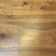 office table in blond walnut, turned legs, beautiful patina, excellent condition.
