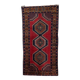 Handmade antique Turkish Anatolian rug 115cm x 218cm, 1920s