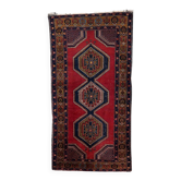Handmade antique Turkish Anatolian rug 115cm x 218cm, 1920s