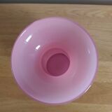 Vase italien en opaline rose