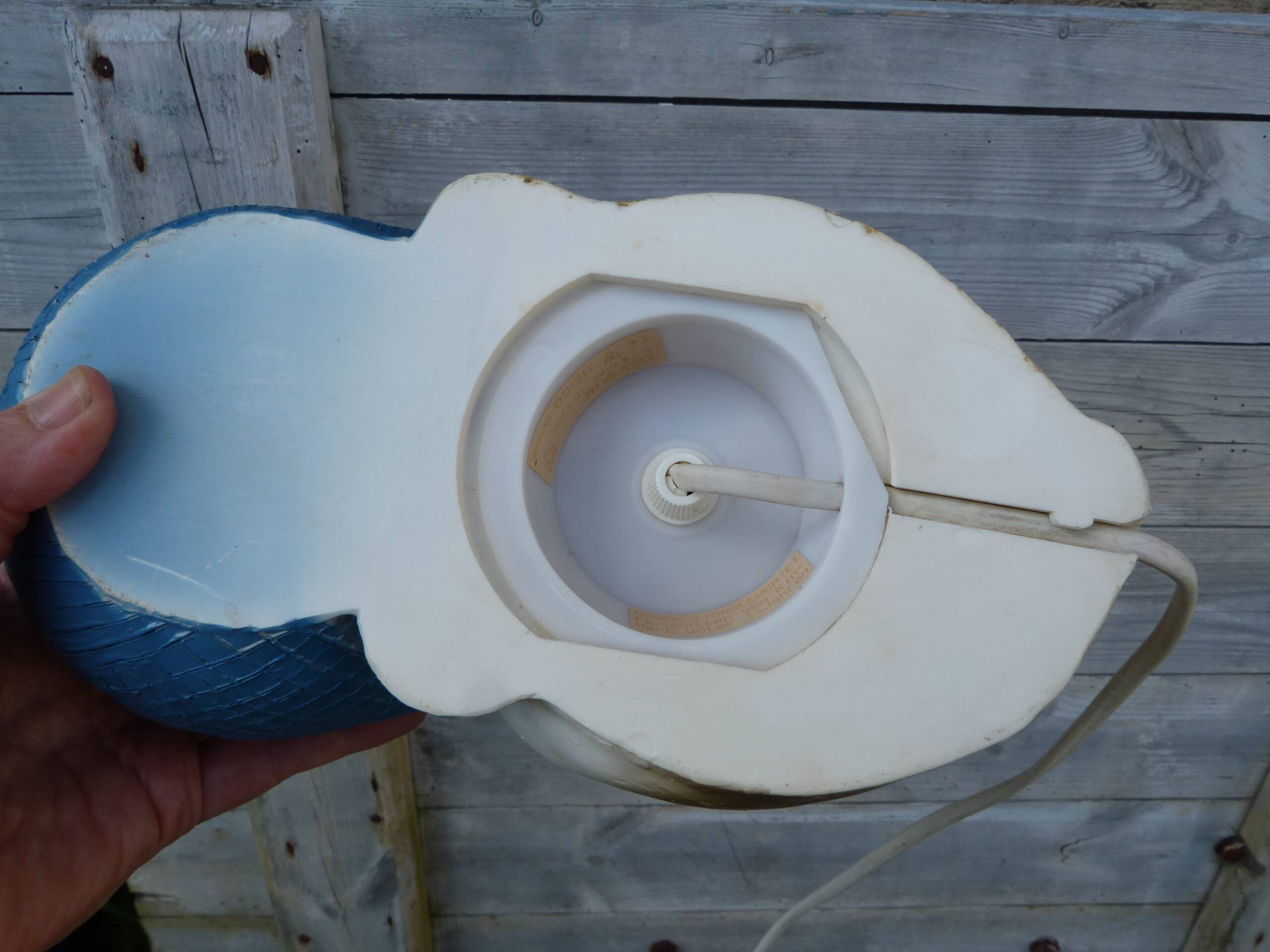 Lampe de chevet enfant Vintage Allemagne  chat avec balle