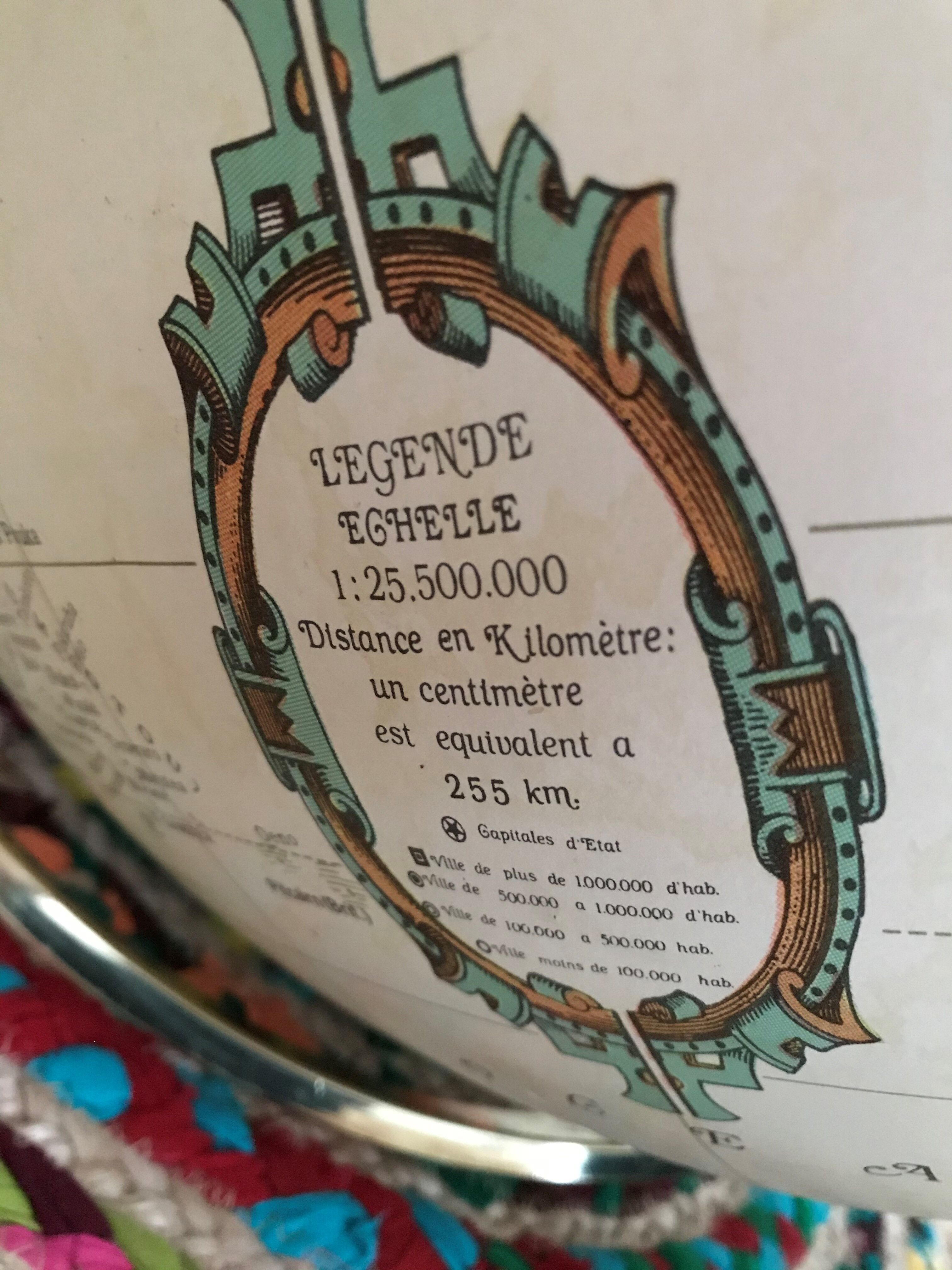 Bright earth globe giant made in Italy
