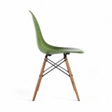 Lime Green Herman Miller Original Vintage Eames DSW Side Shell Chair