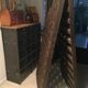 Porte bouteilles champagne en bois ancien