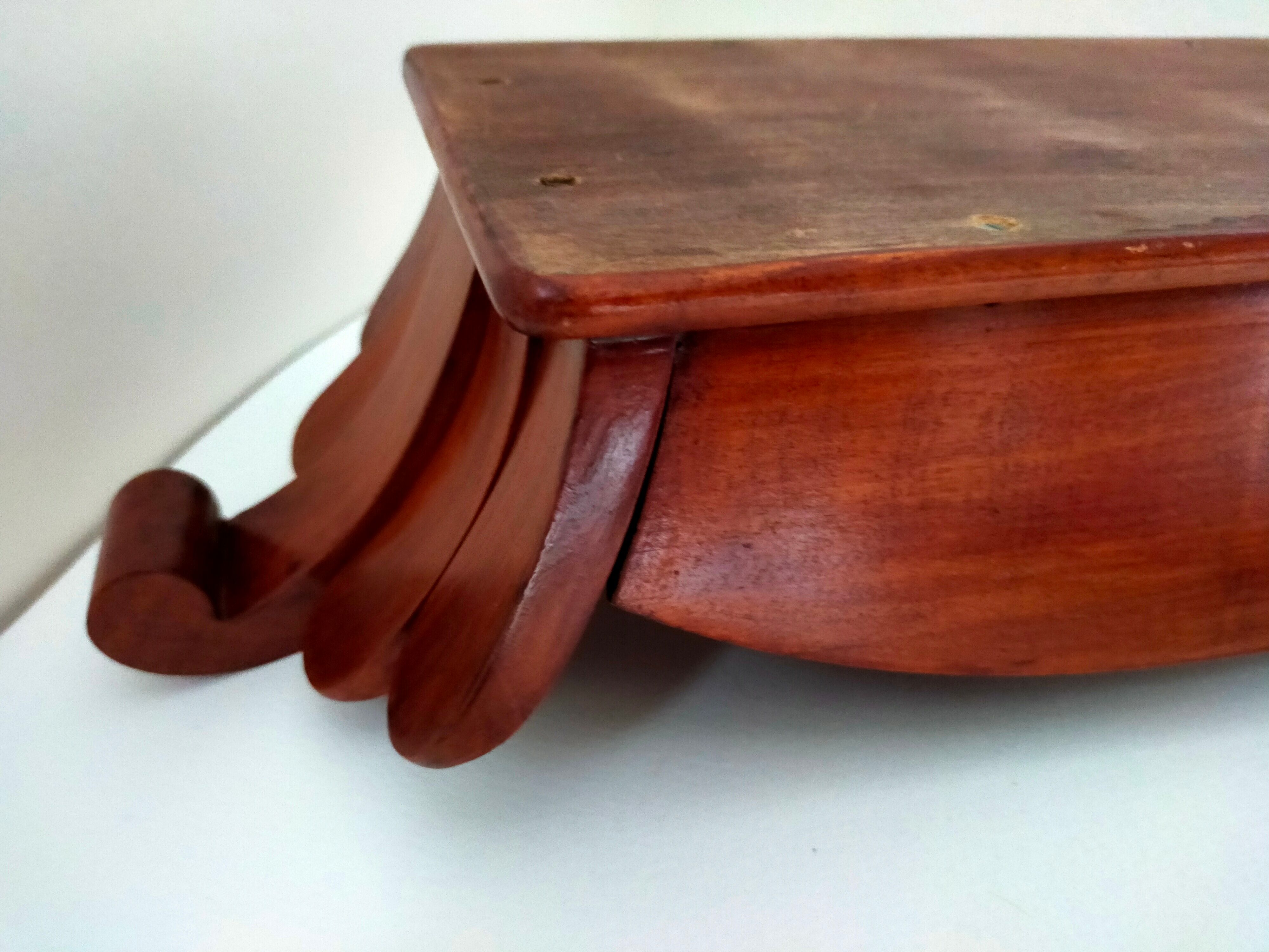 Wooden top box basket basket vintage