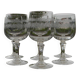 Set of 6 ARQUES crystal red wine glasses. Matignon model.