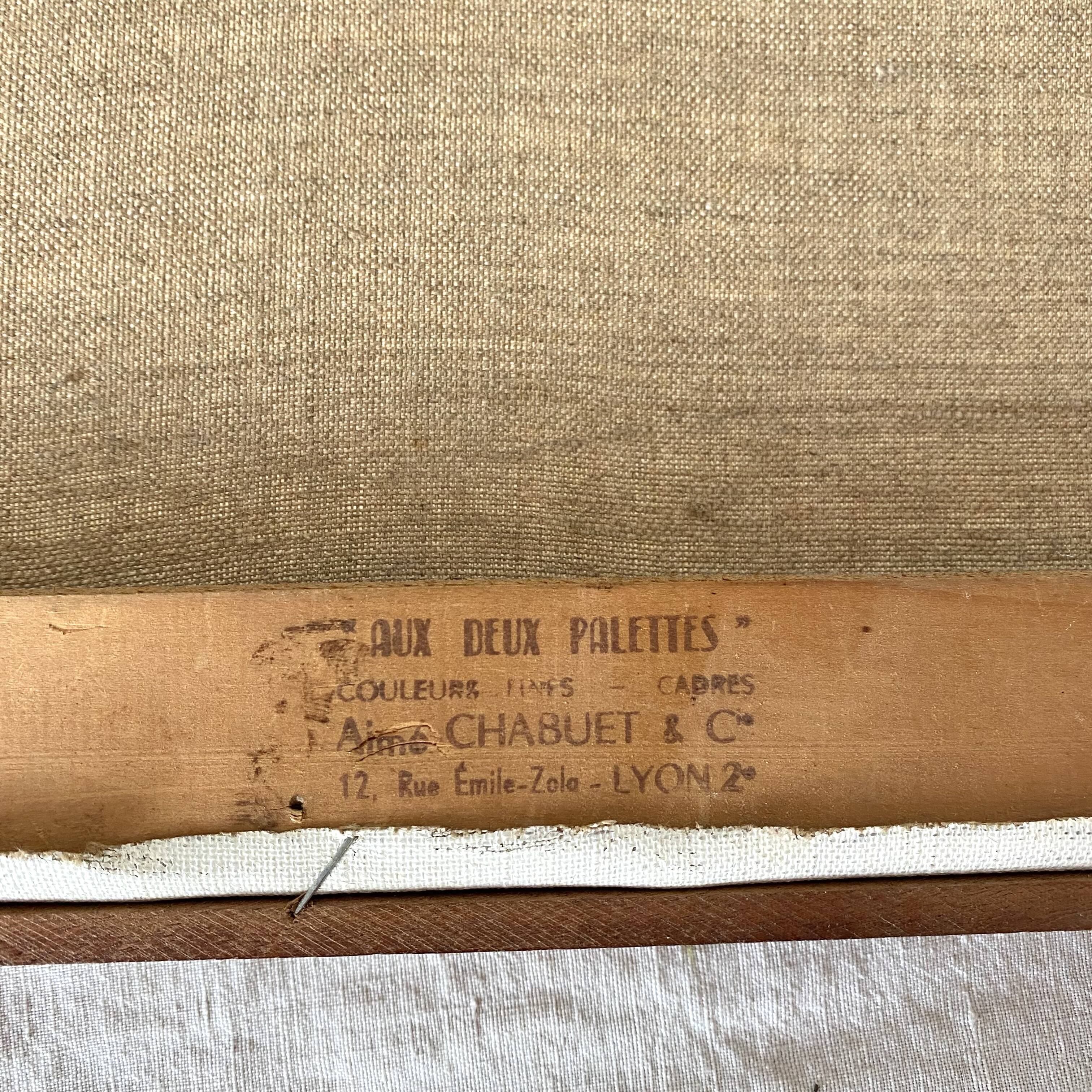 Bouquet painting, signed, 38.5x47 cm