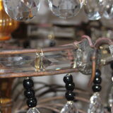 Chandelier with pendants 8 light arms