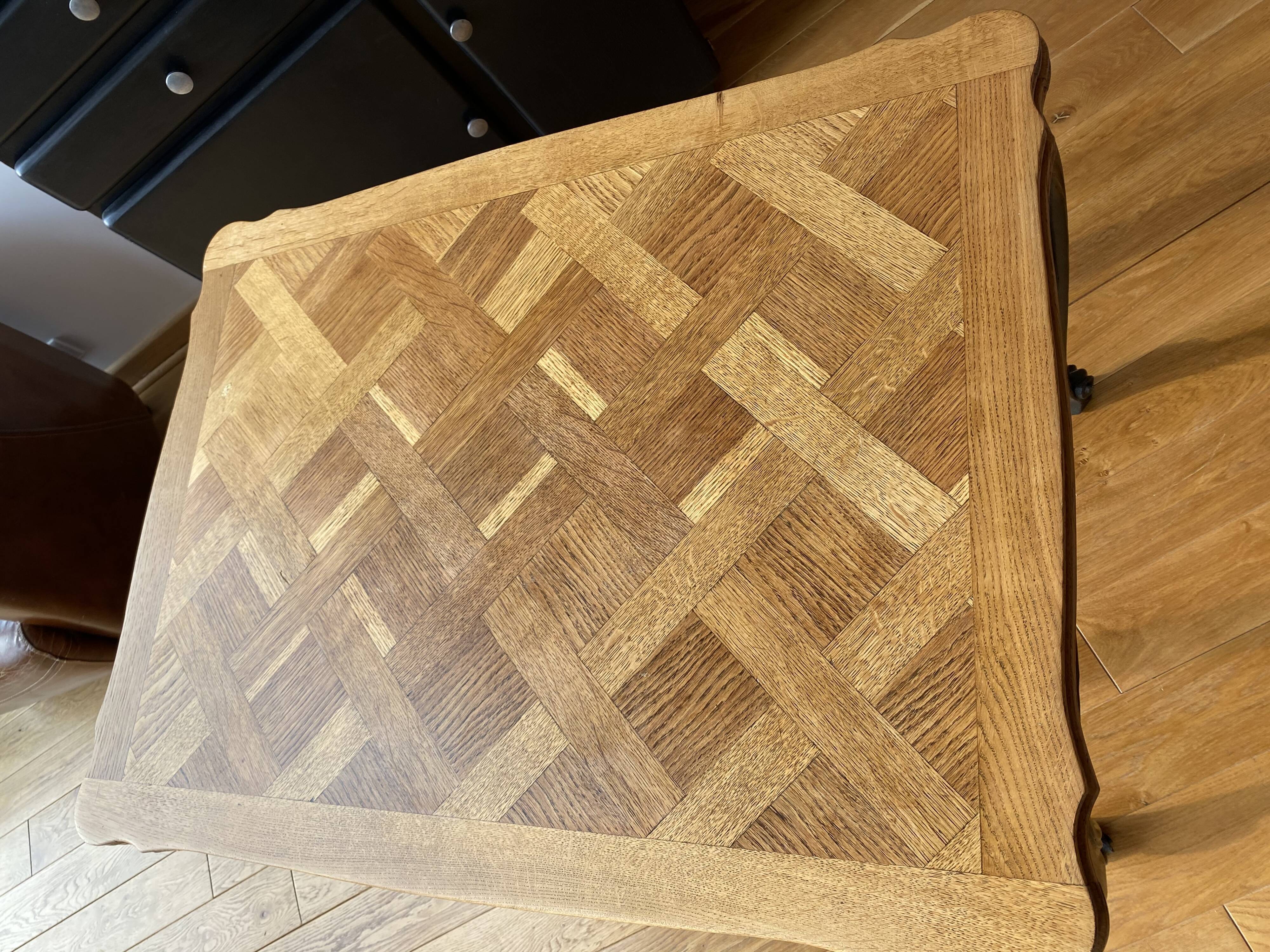 Table avec allonges