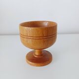 Set of 3 Scandinavian wooden candle holders