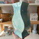 Vintage blue ceramic vase