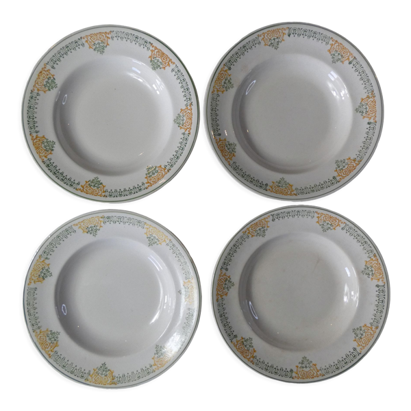 Terre de fer 4 assiettes creuses savigny