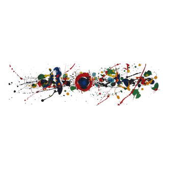 Sam francis - harmony of colors, 1992 - original lithograph
