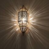 Moroccan Wall Lights Lamp - Handcrafted Copper & Brass Sconce