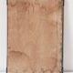 Antique mirror in bamboo and woven leather