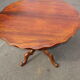 19th century walnut pedestal table