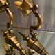 Pair of Louis XIV style brass sconces