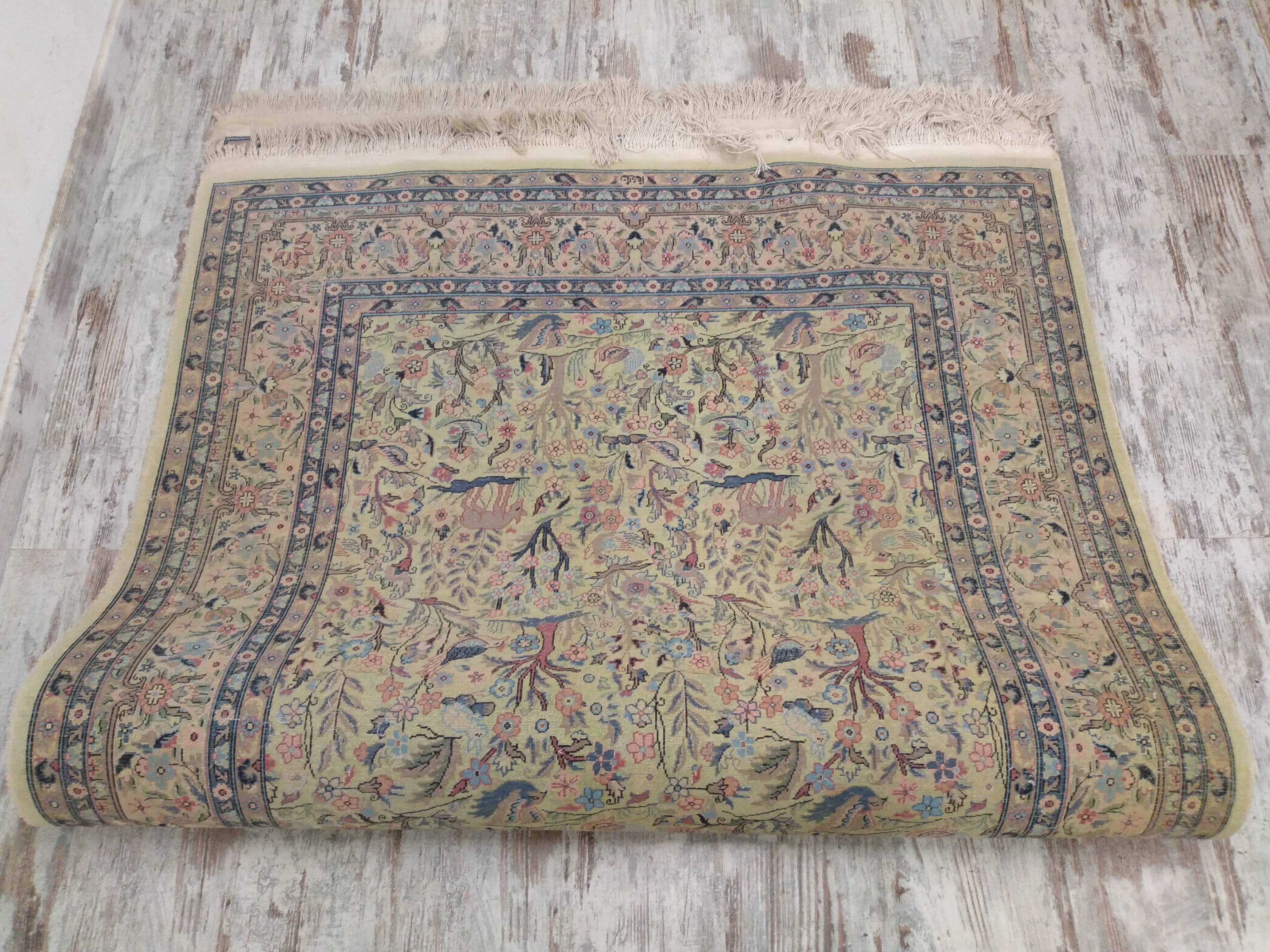 Antique Persian Tree of Life Rug