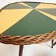Ensemble de 3 tables à plantes restaurées, années 1960