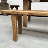 Solid oak bench from the 60s
