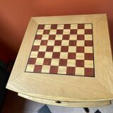 Sycamore and mahogany chess game box