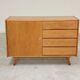 U-458 oak sideboard by Jiri Jiroutek for Interier Praha 1960