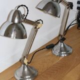 Paire de lampes Super Chrome 1930