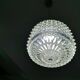 Mid Century small hobnail glass hanging ceiling lamp