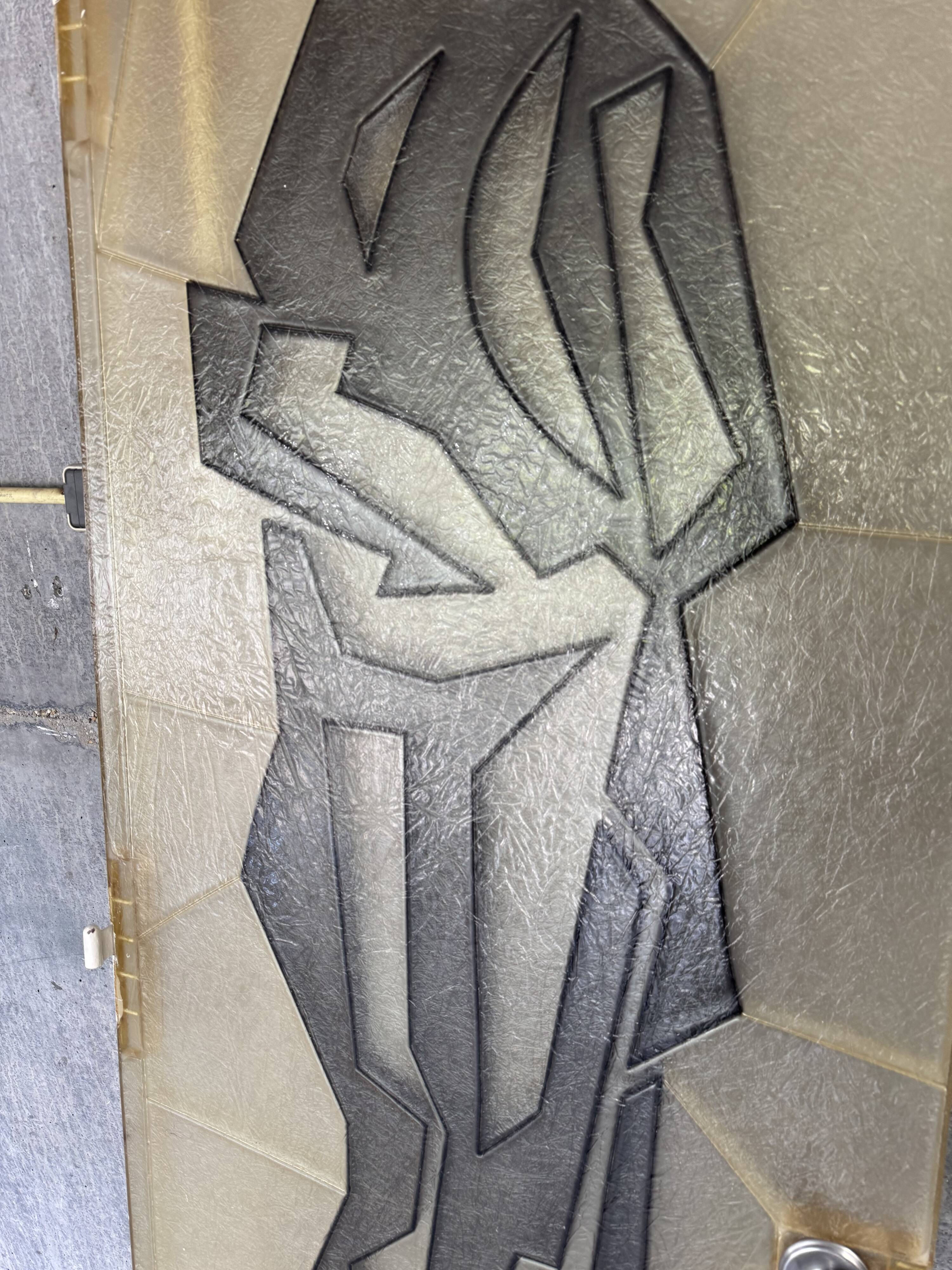 Brutalist Fiberglass Door