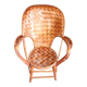 Fauteuil rotin vintage